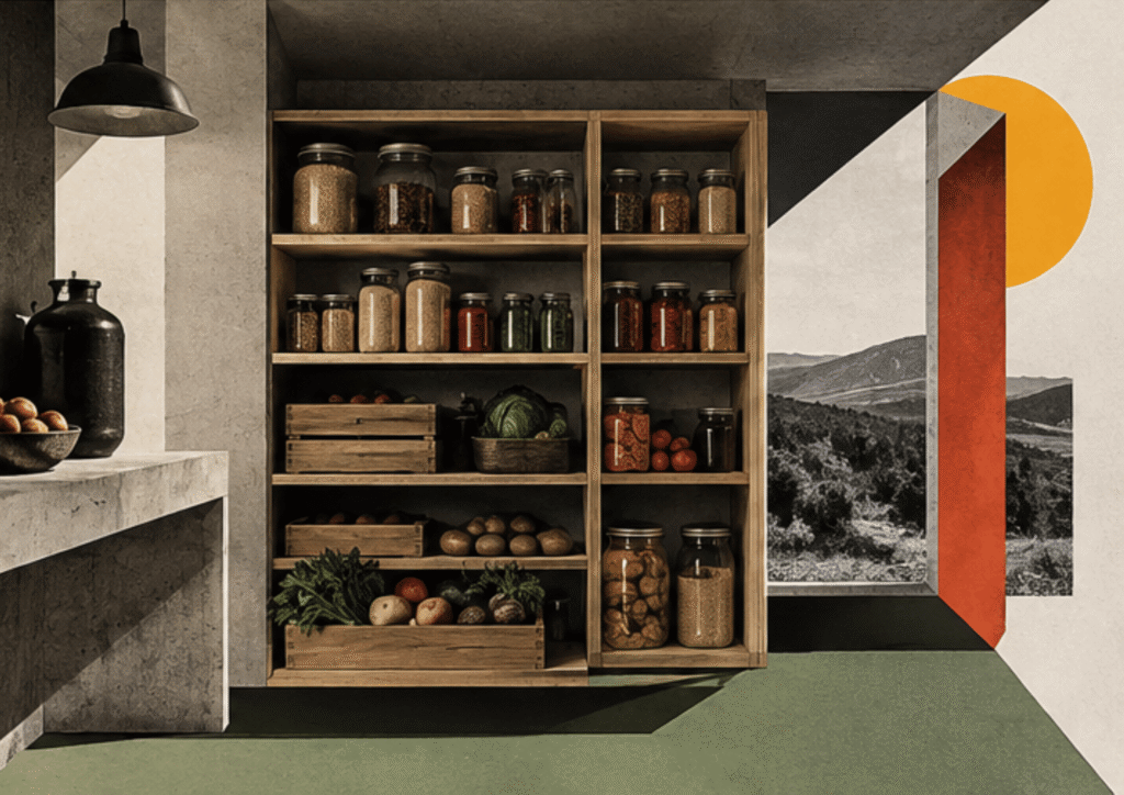 Illustration : garde-manger autonome